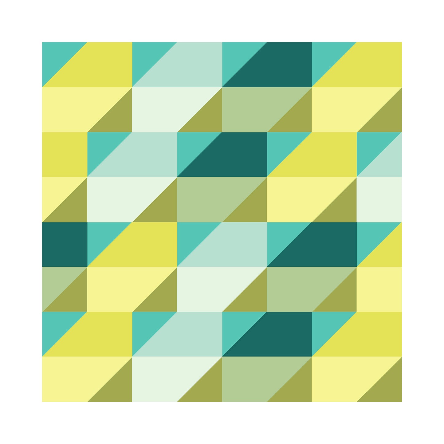 Dutches geometric art print
