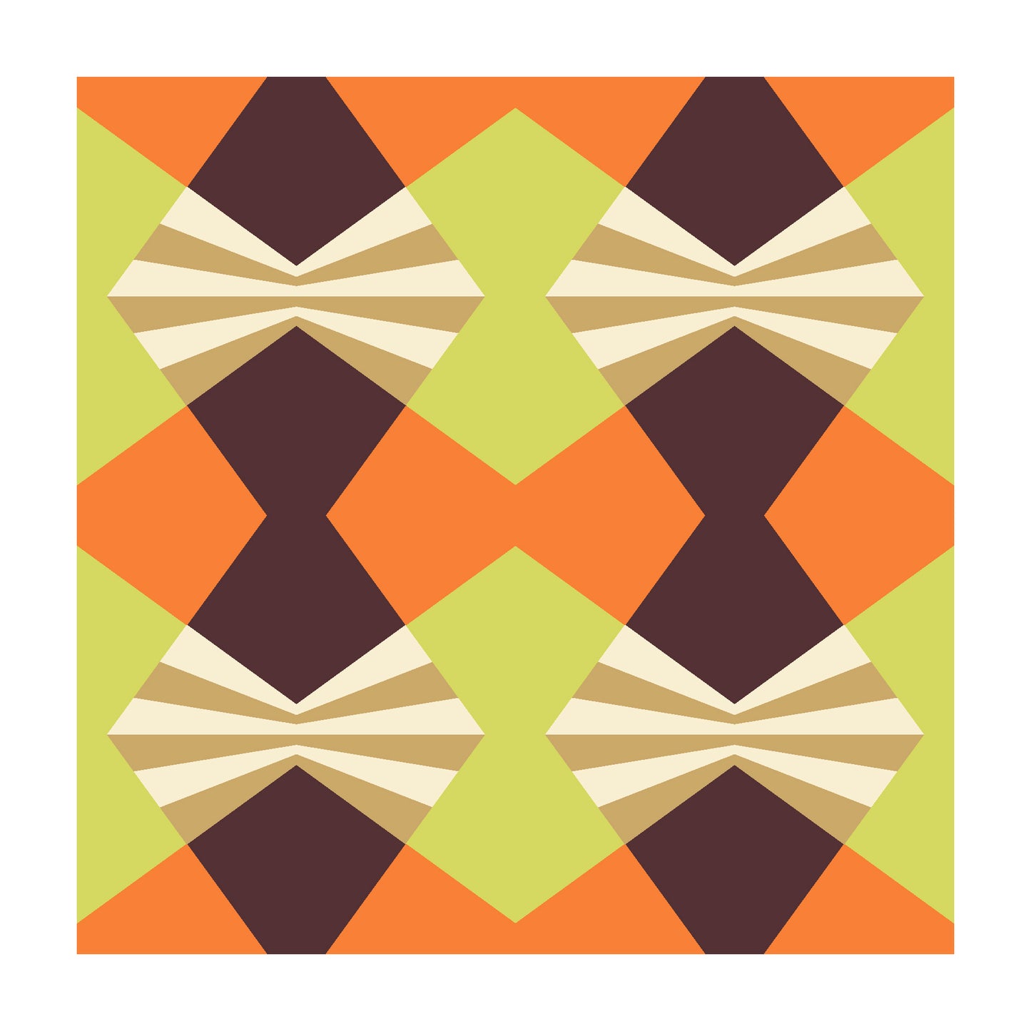 Dutches geometric art print