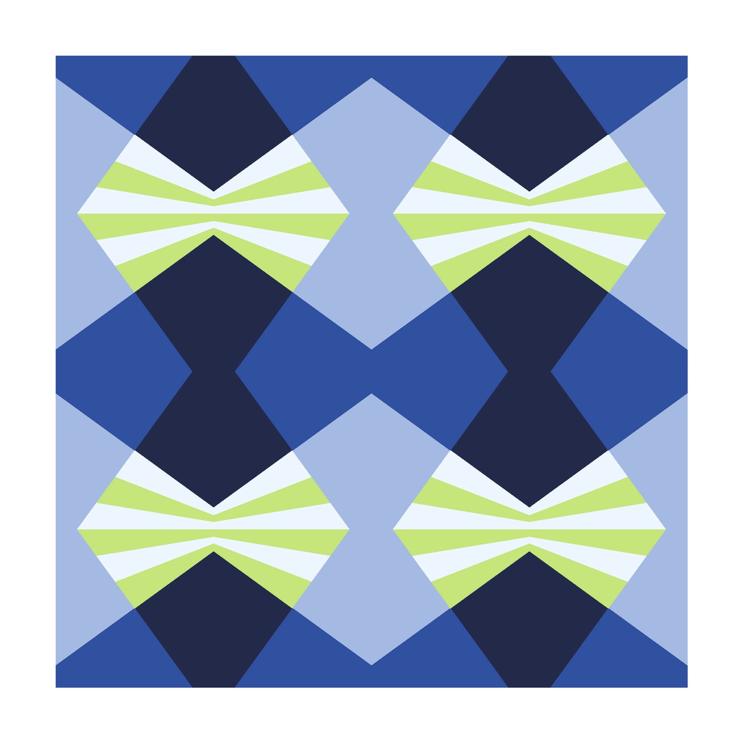Dutches geometric art print