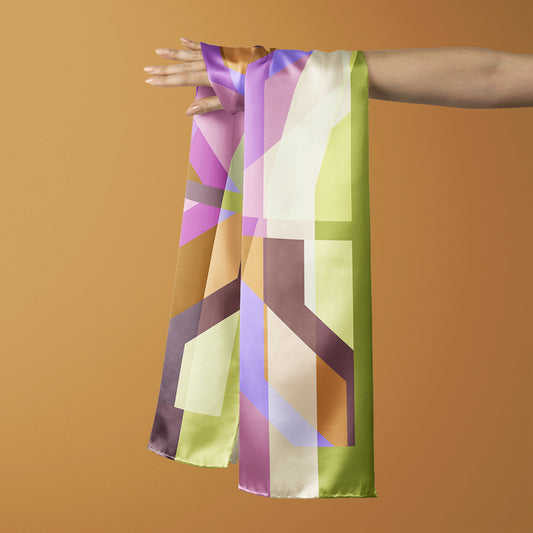 Silk Scarf 'Abstract'