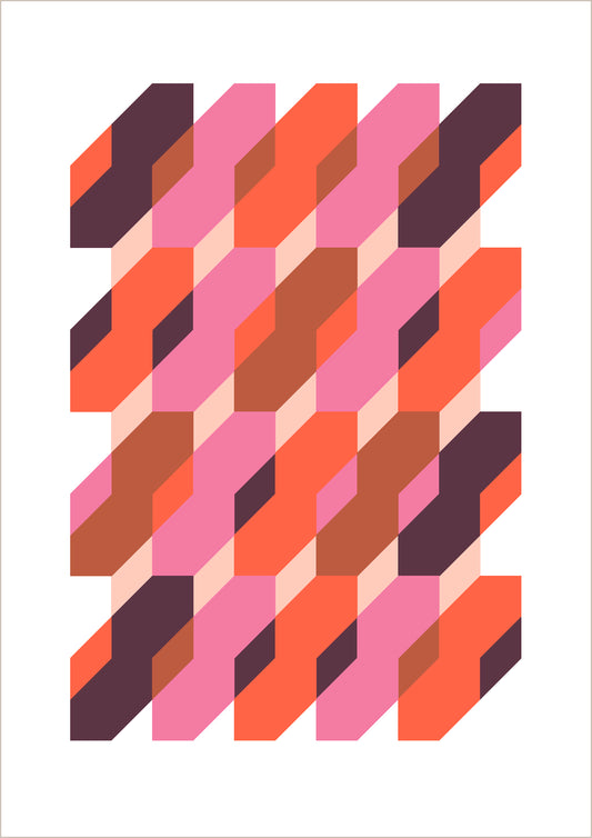 Dutches geometric art print