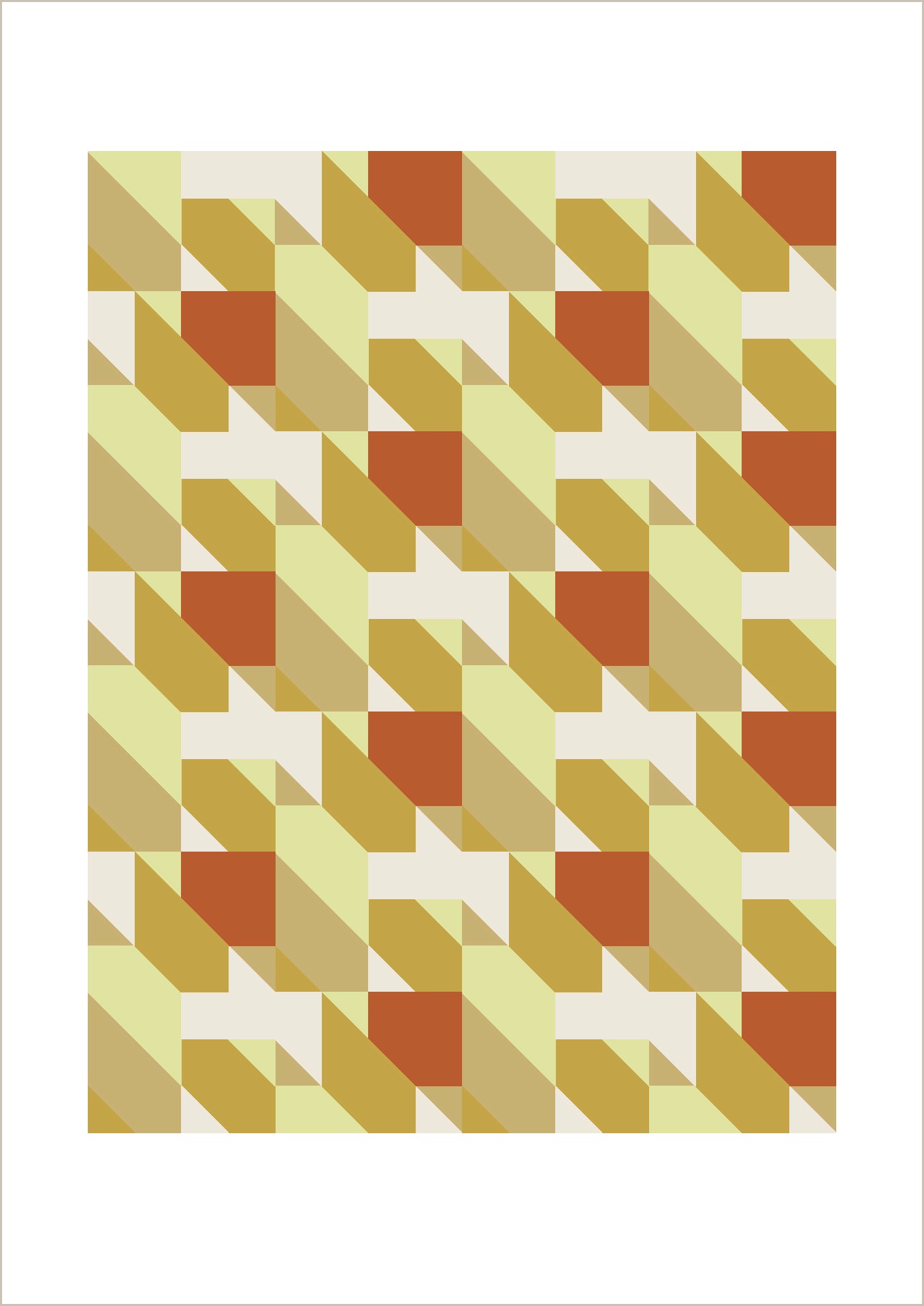 Dutches geometric art print