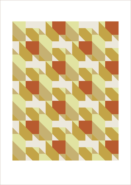 Dutches geometric art print
