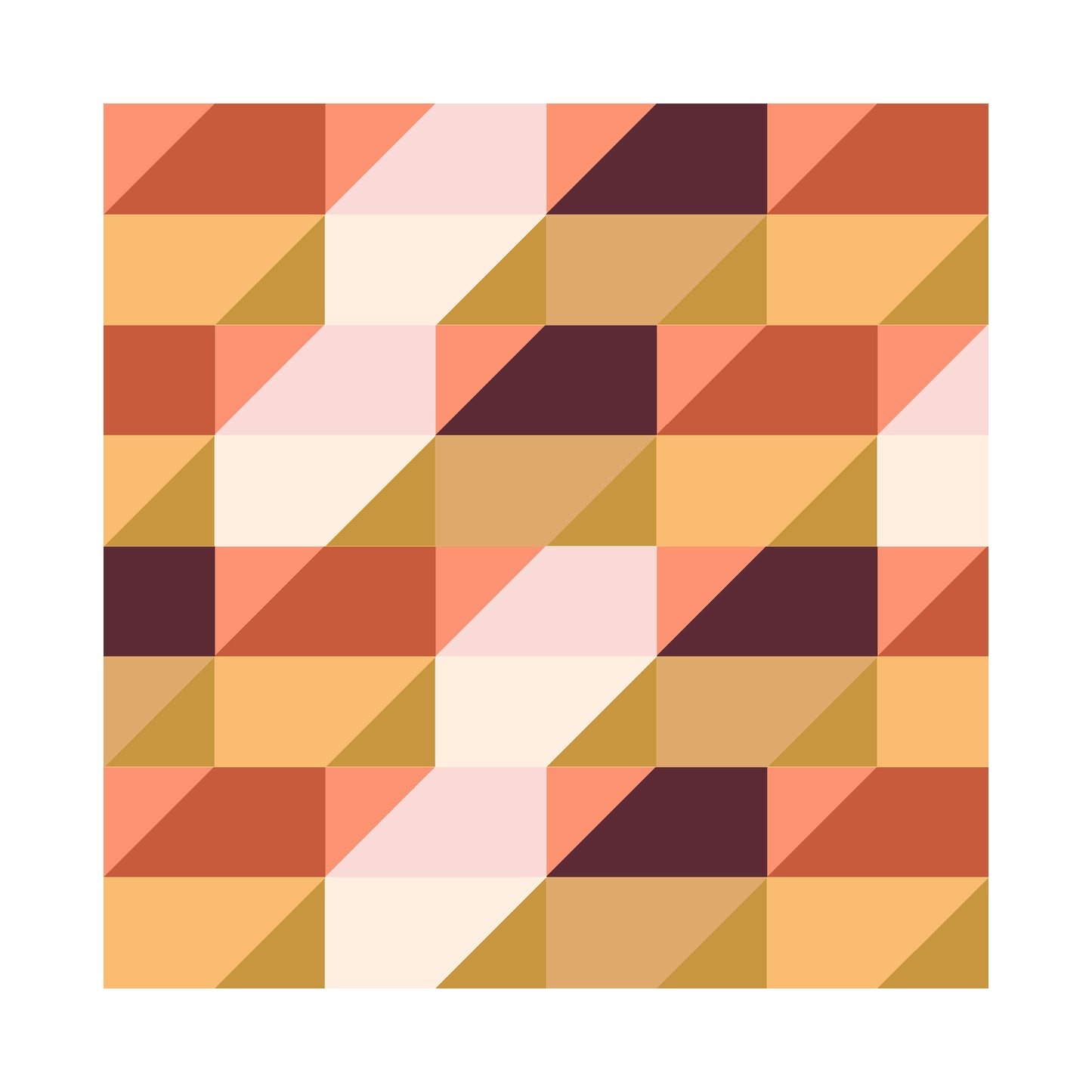 Dutches geometric art print