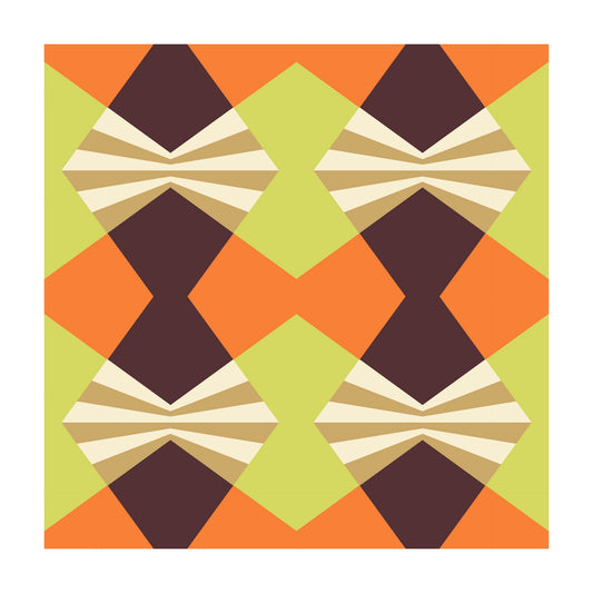 Dutches geometric art print