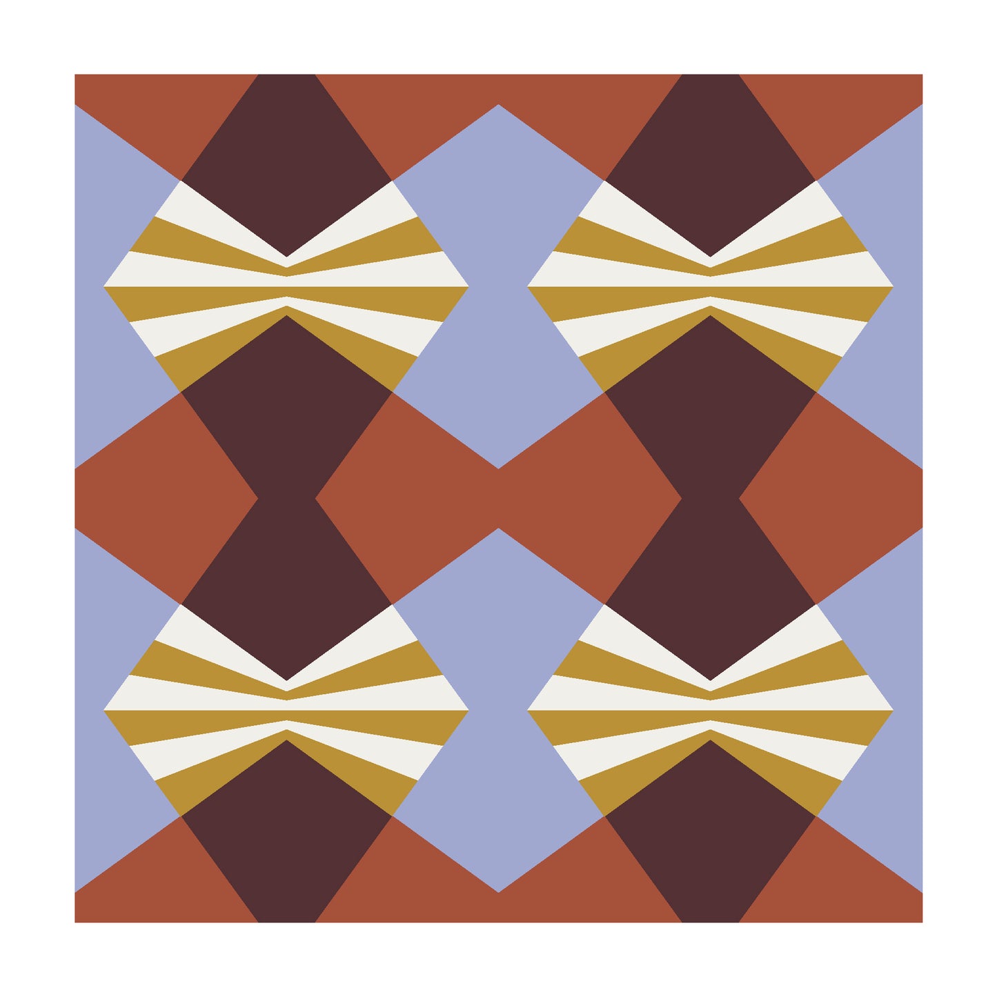 Dutches geometric art print