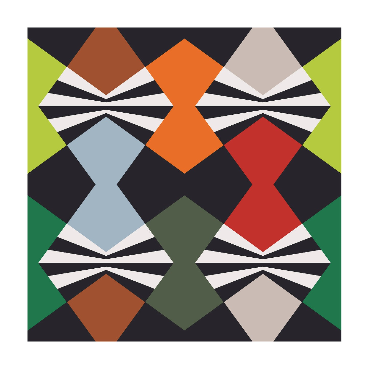 Dutches geometric art print