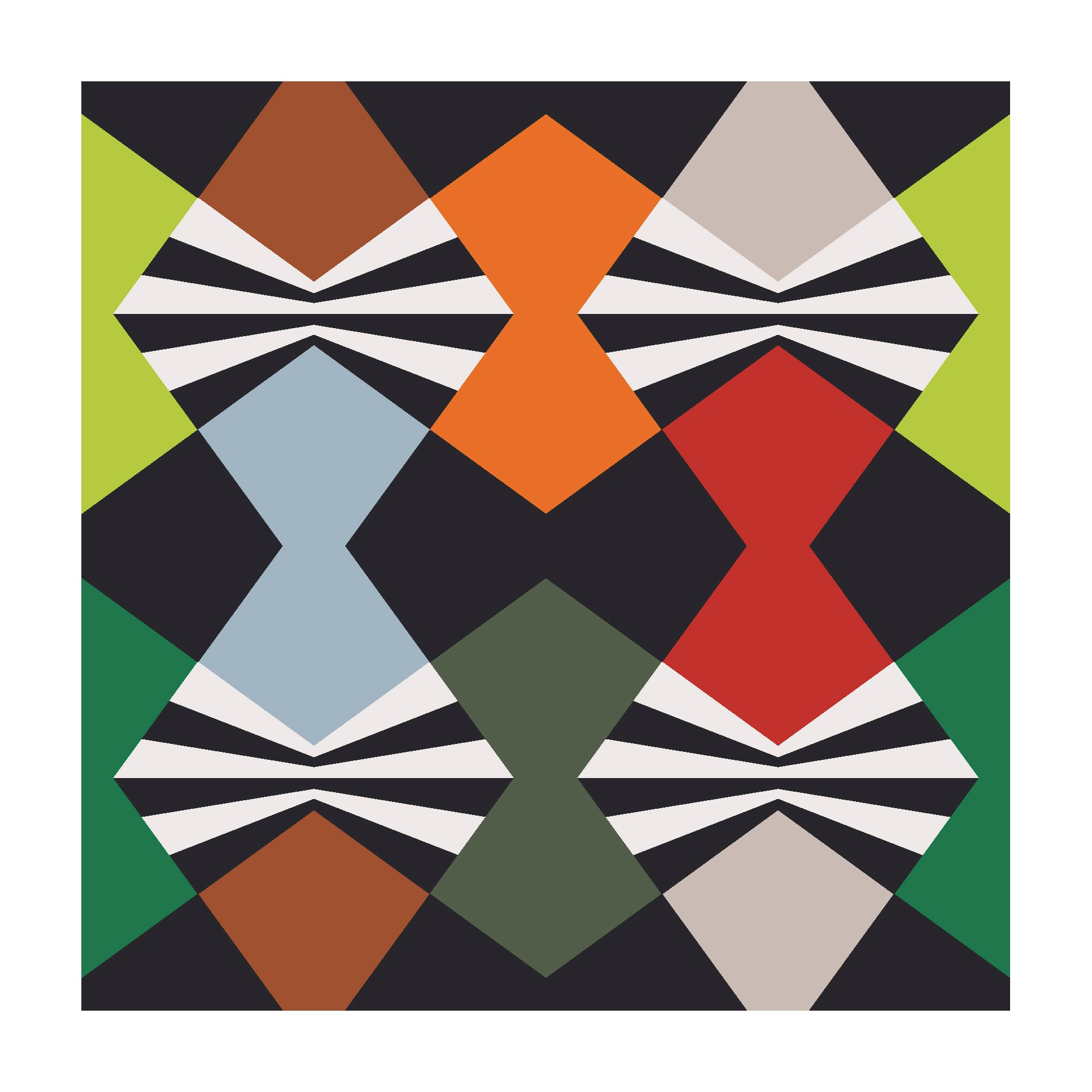 Dutches geometric art print