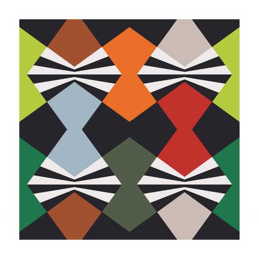Dutches geometric art print