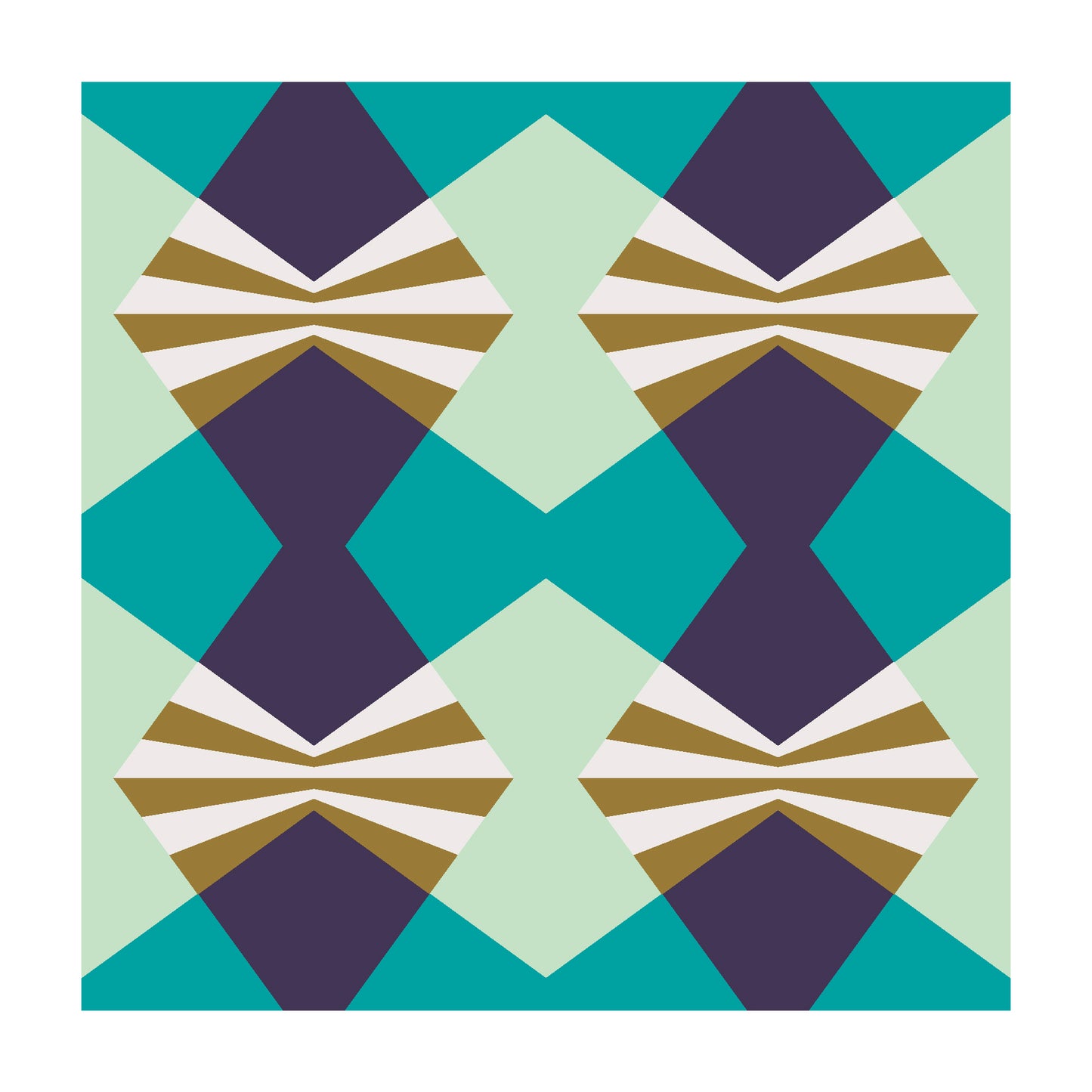 Dutches geometric art print