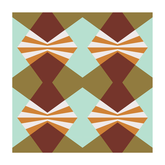Dutches geometric art print