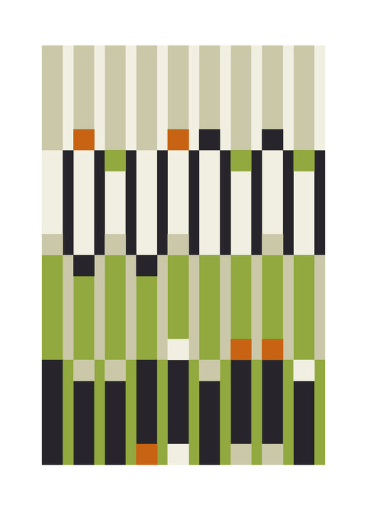 Dutches geometric art print