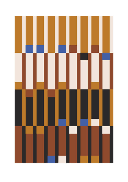 Dutches geometric art print