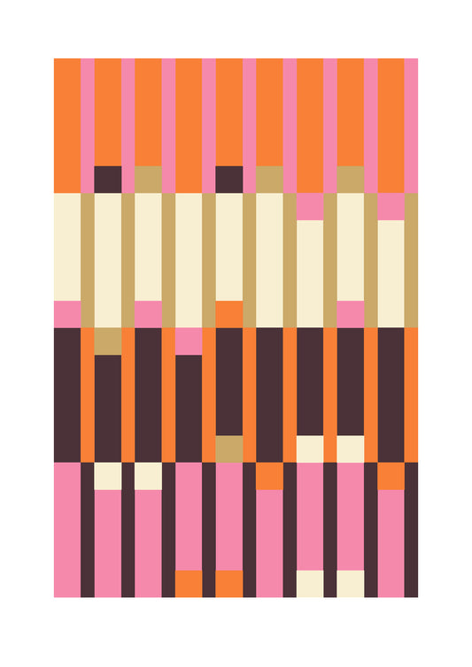 Dutches geometric art print