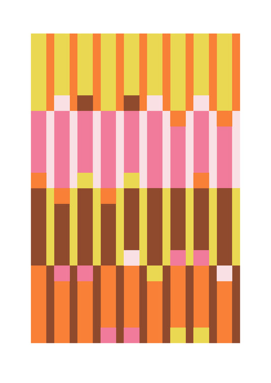 Dutches geometric art print