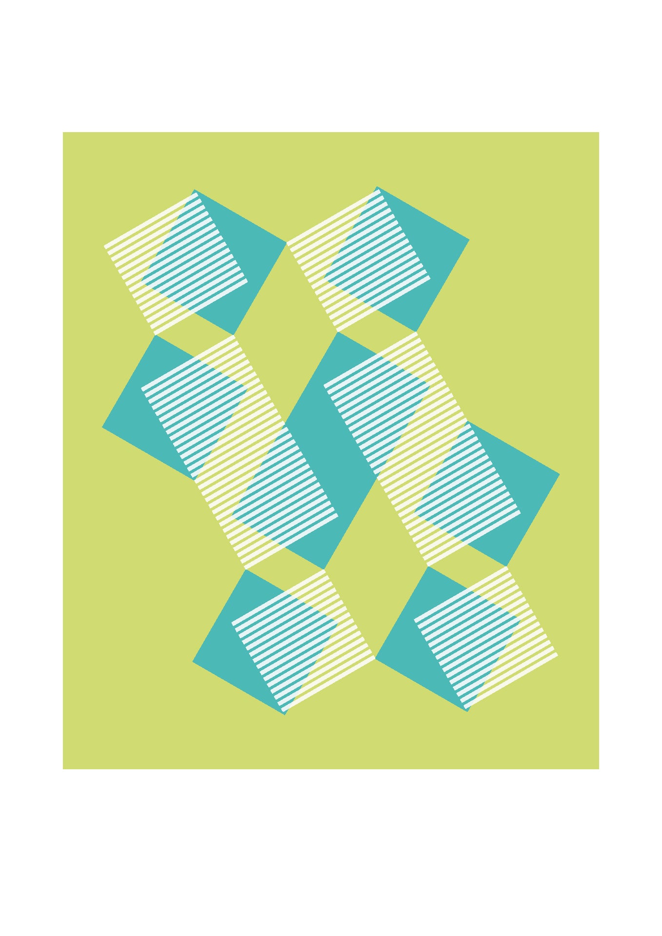 Dutches geometric art print