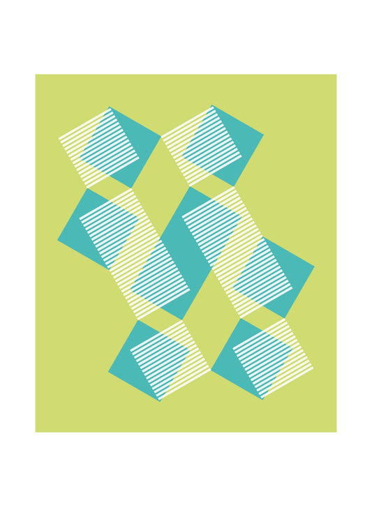 Dutches geometric art print