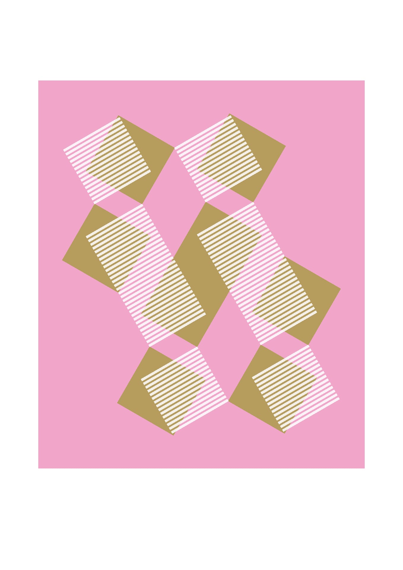 Dutches geometric art print