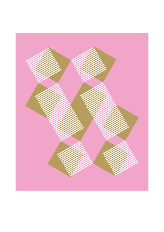 Dutches geometric art print