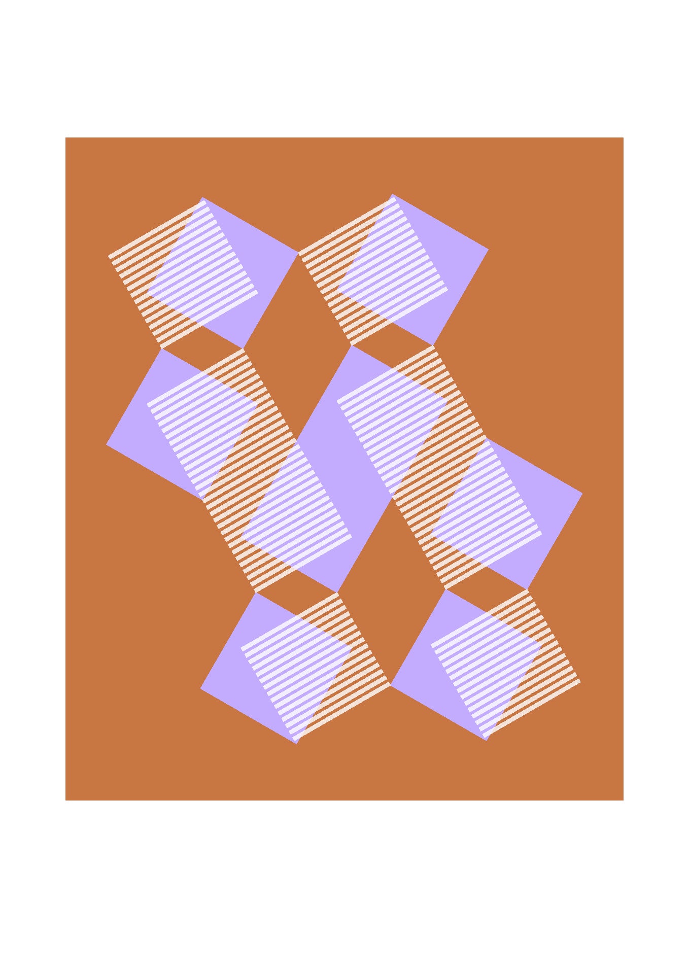 Dutches geometric art print
