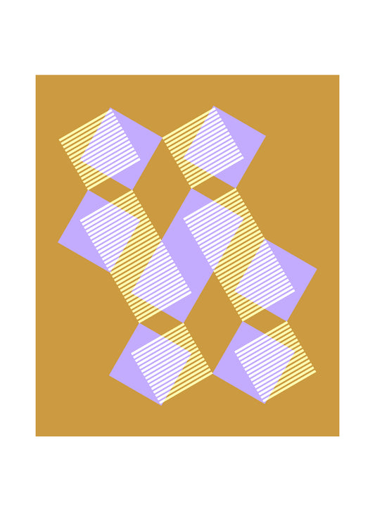 Dutches geometric art print