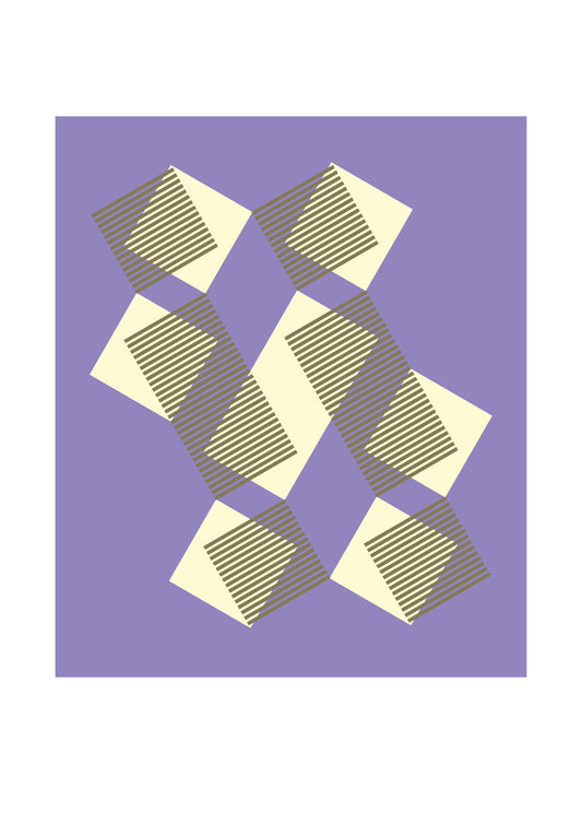 Dutches geometric art print