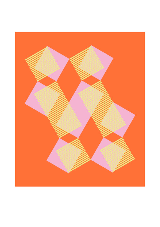 Dutches geometric art print