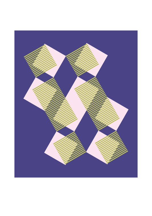 Dutches geometric art print