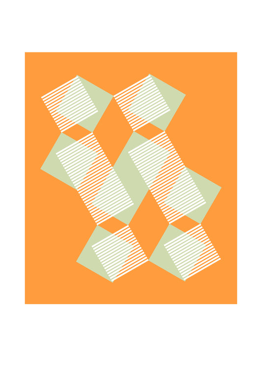 Dutches geometric art print