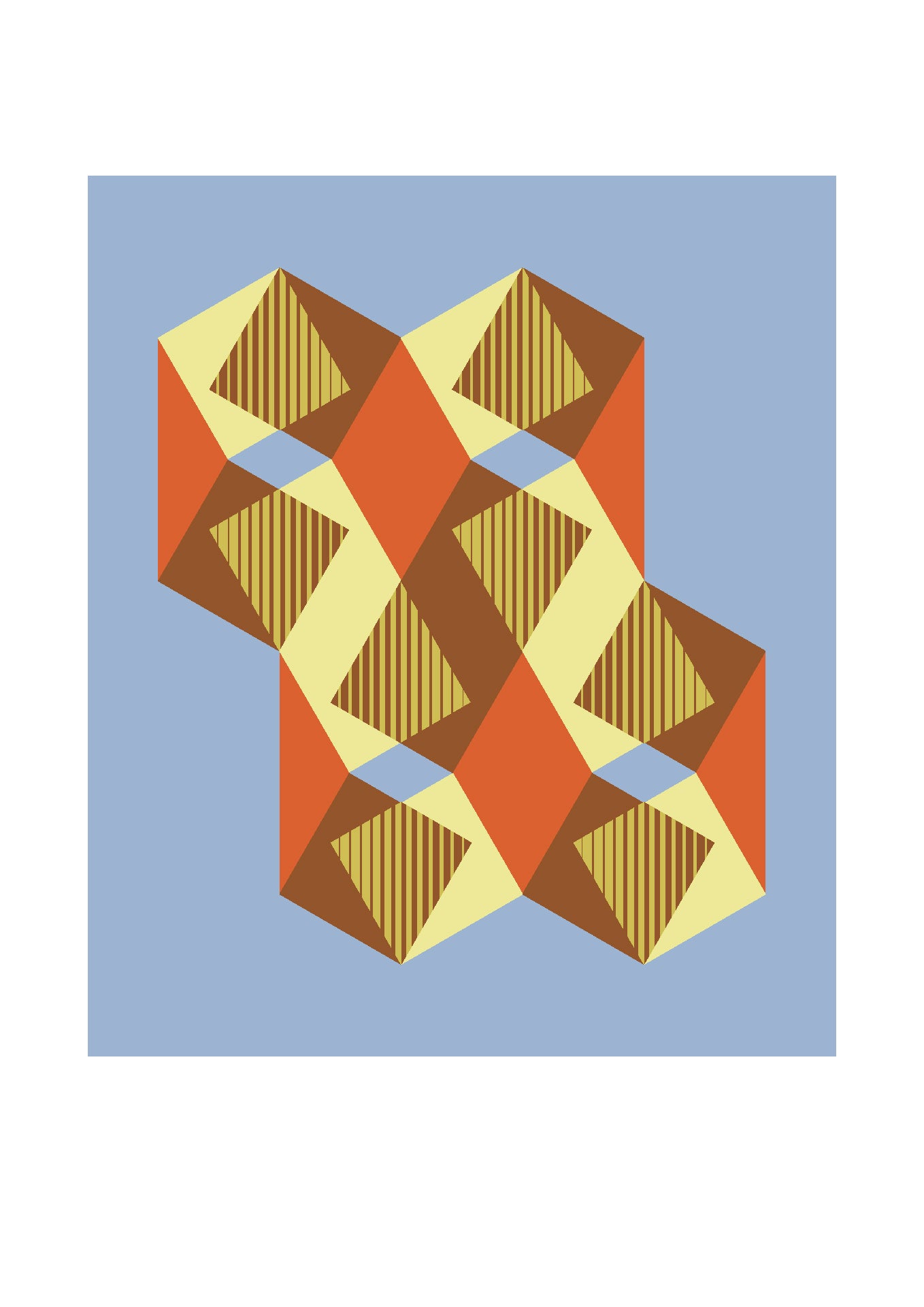Dutches geometric art print