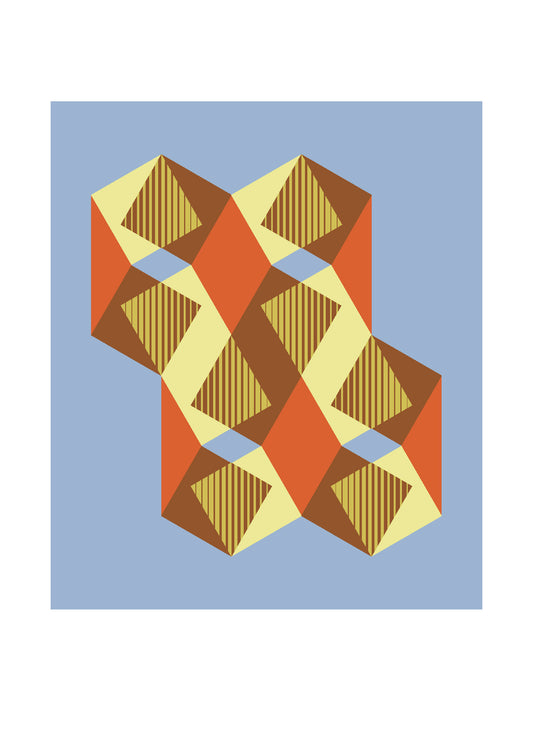 Dutches geometric art print