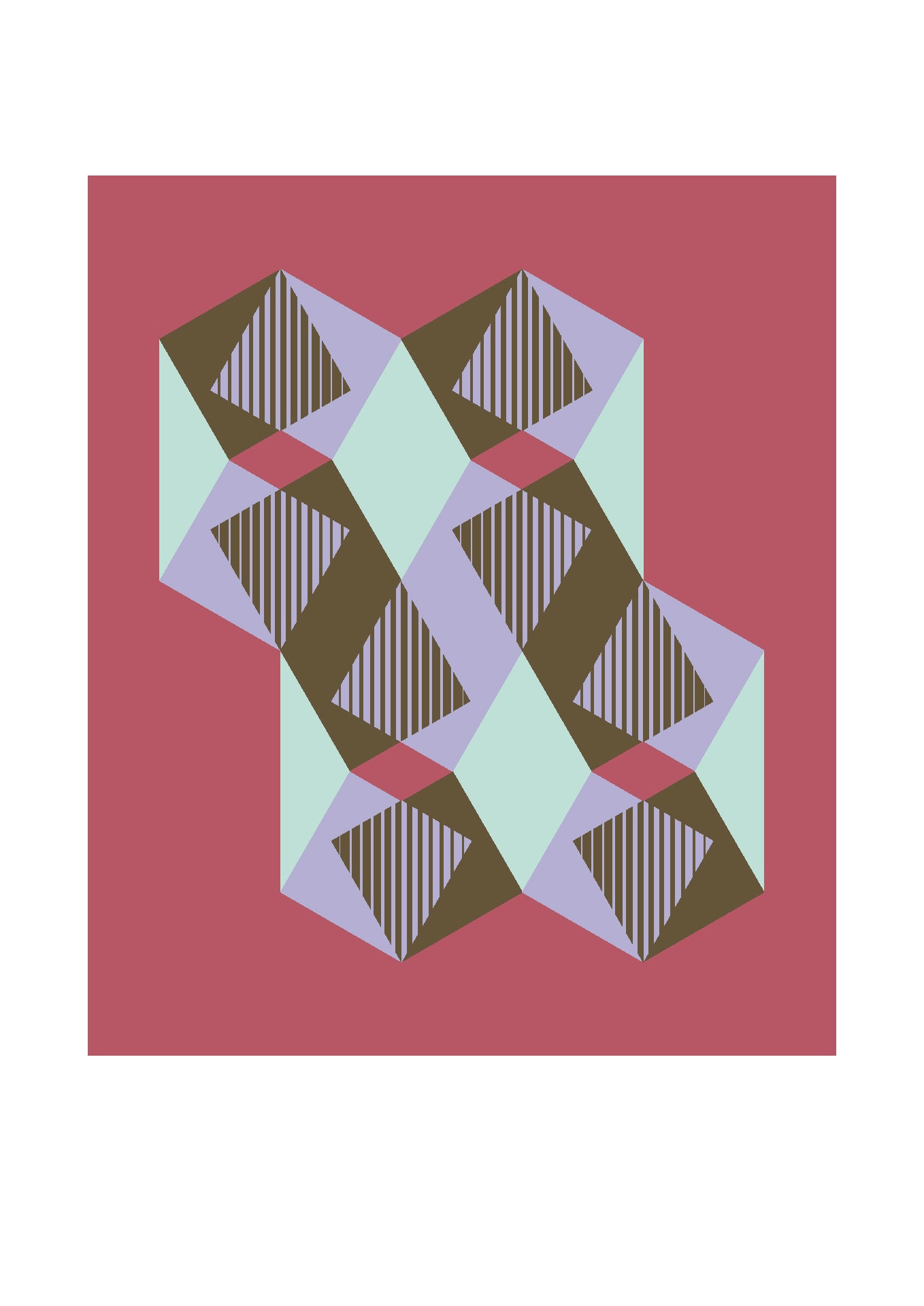 Dutches geometric art print