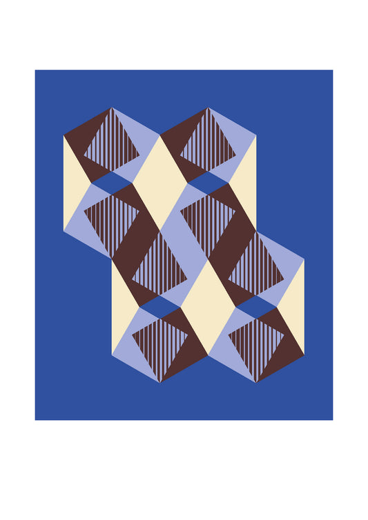 Dutches geometric art print