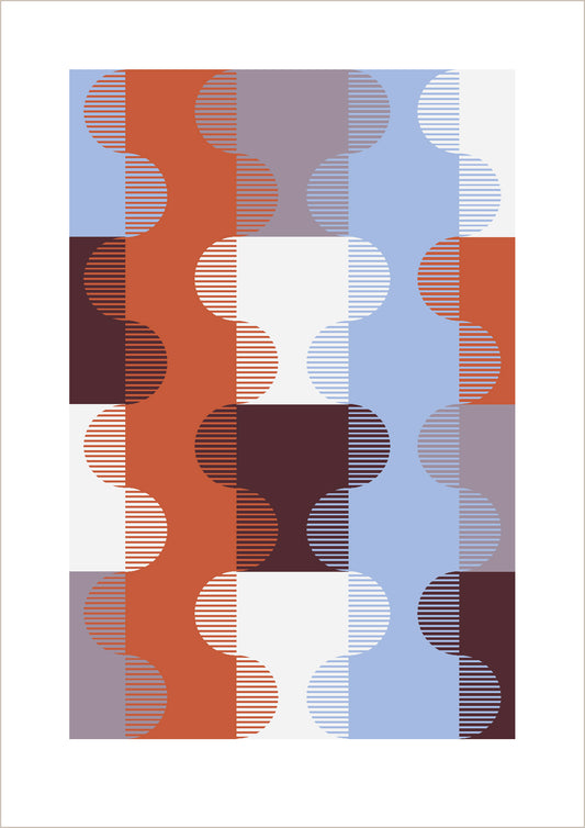 Dutches geometric art print