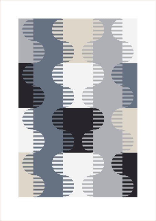 Dutches geometric art print