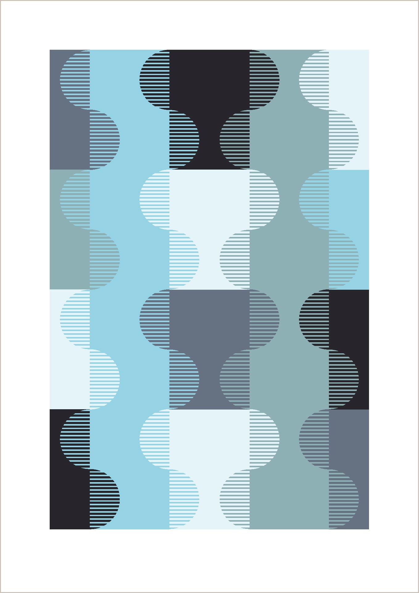 Dutches geometric art print