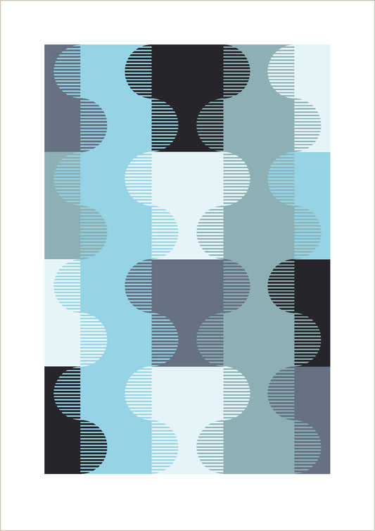 Dutches geometric art print