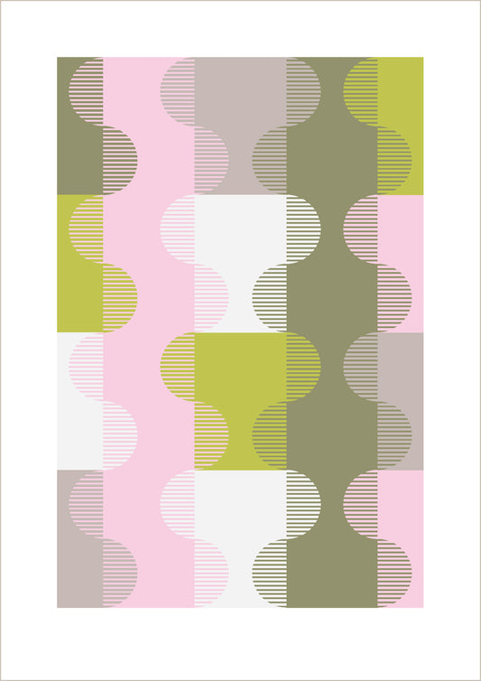 Dutches geometric art print