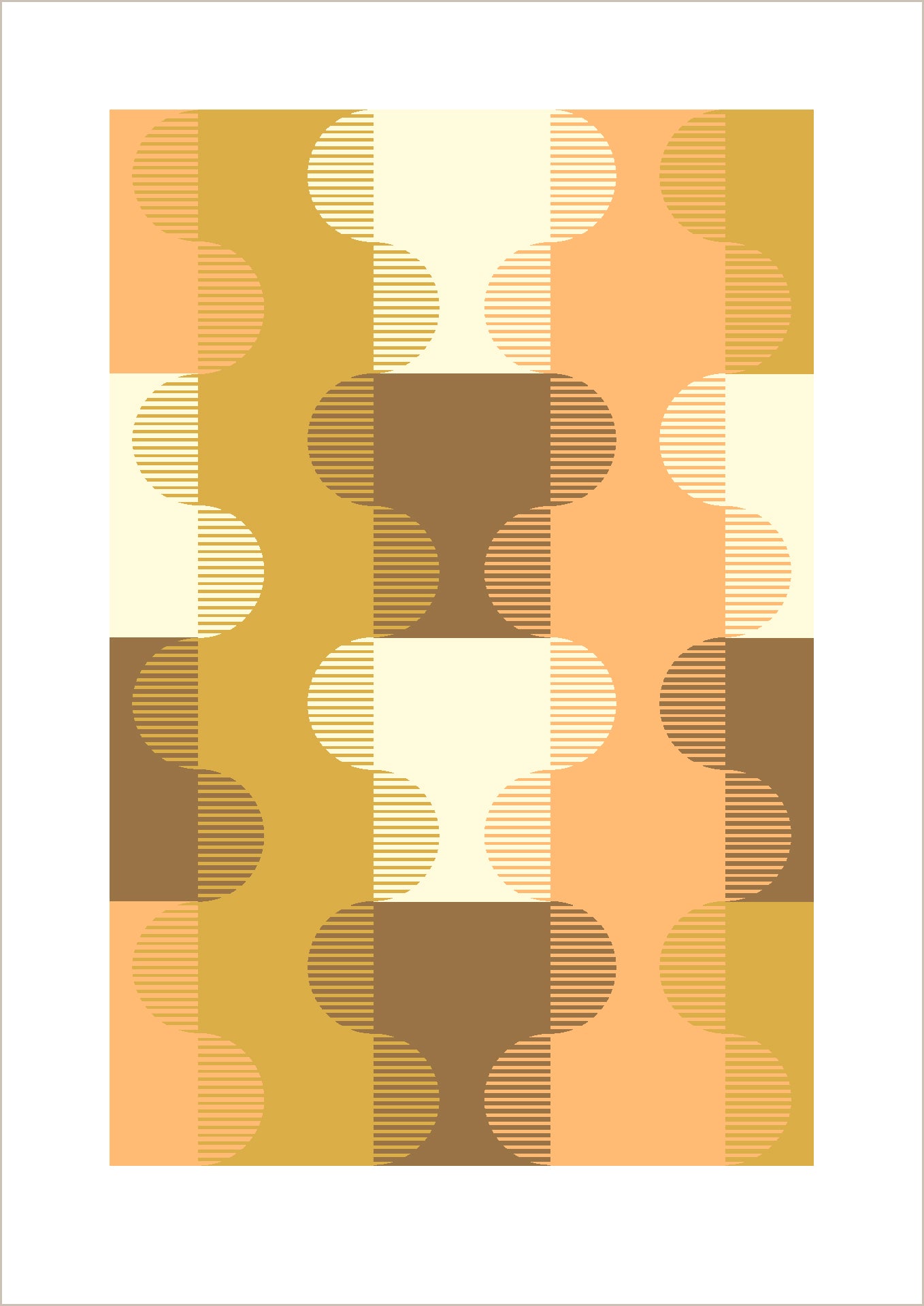 Dutches geometric art print