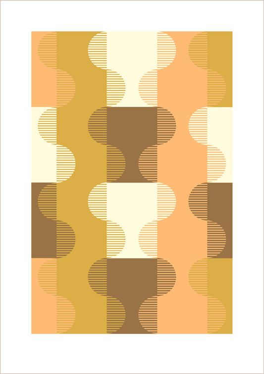Dutches geometric art print