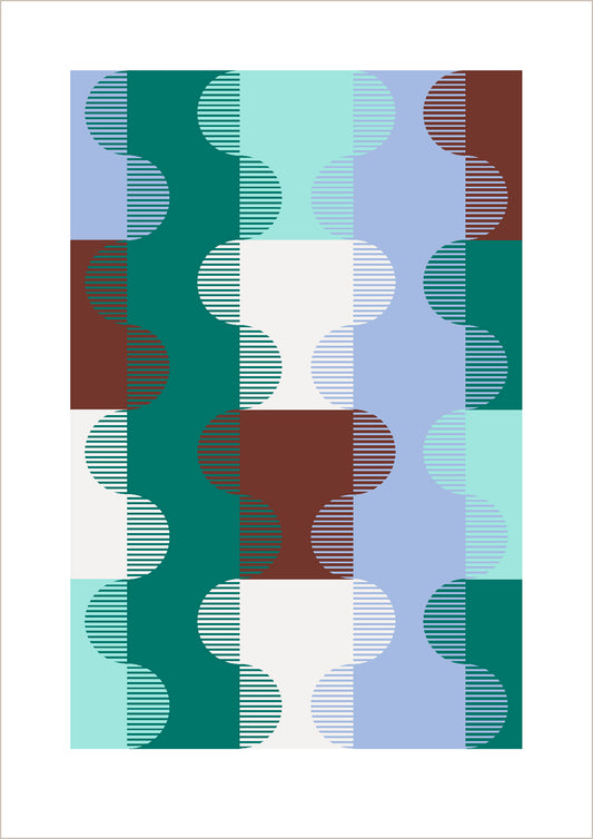 Dutches geometric art print
