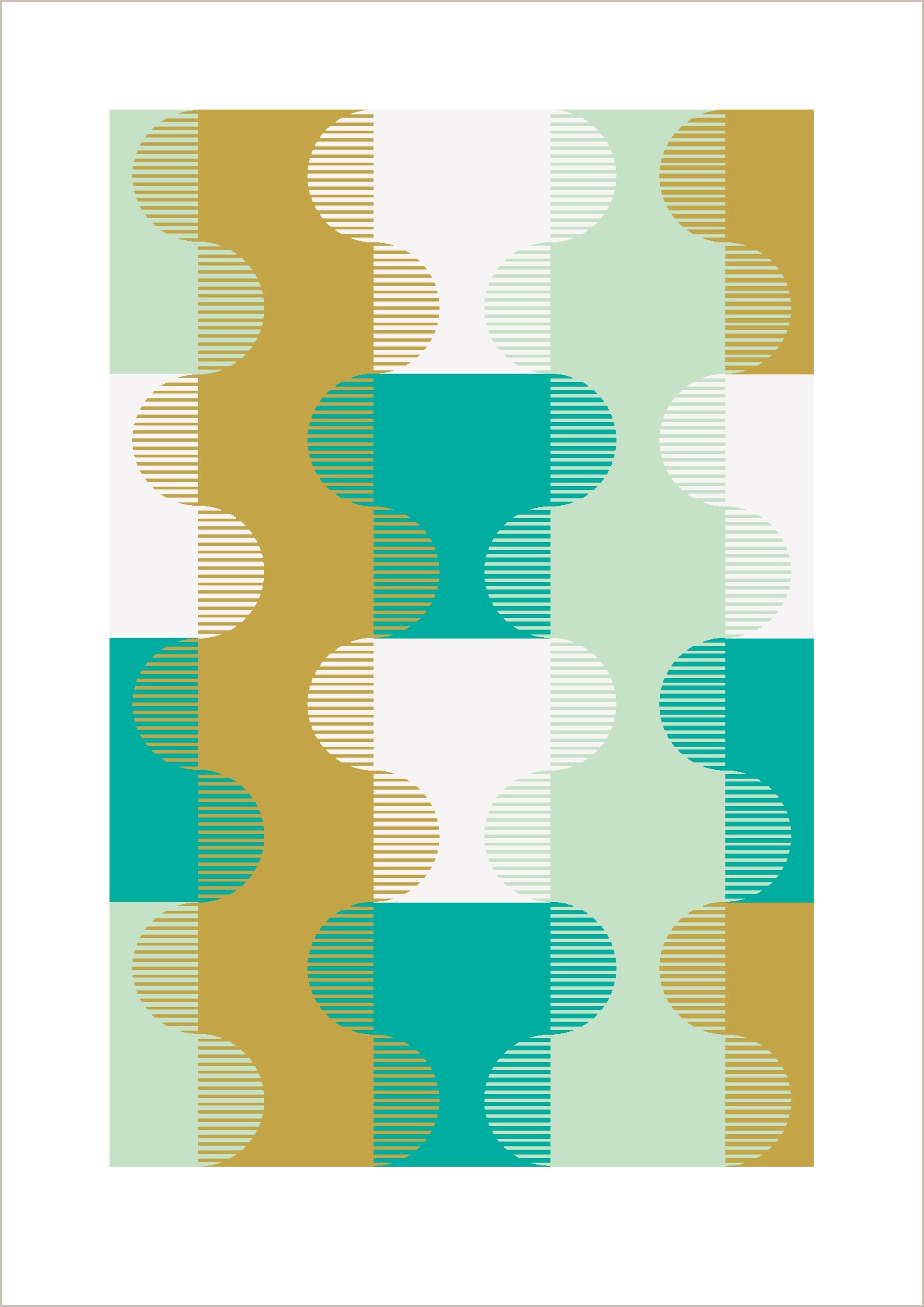 Dutches geometric art print