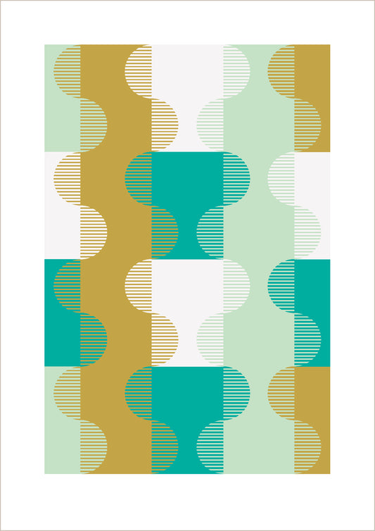 Dutches geometric art print