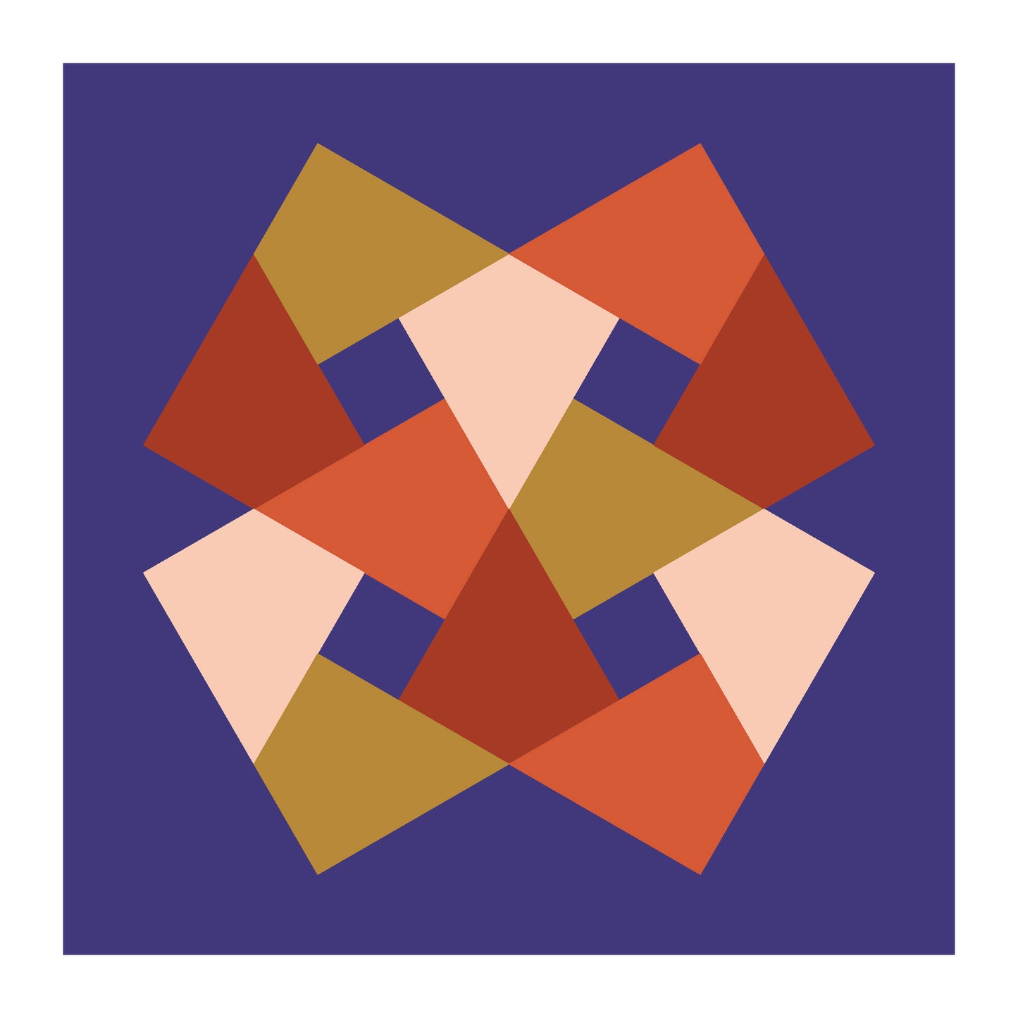 Dutches geometric art print