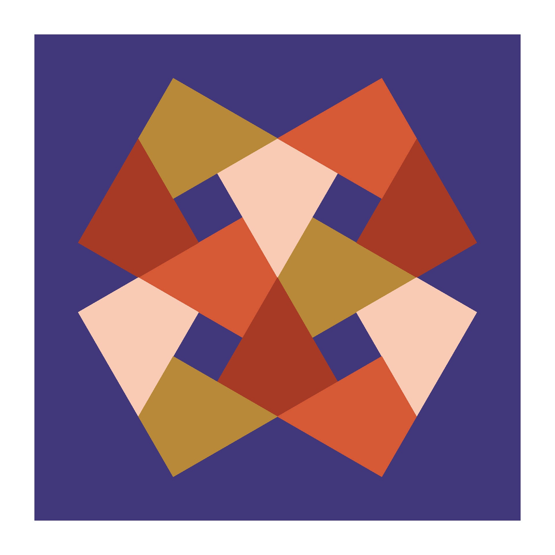 Dutches geometric art print