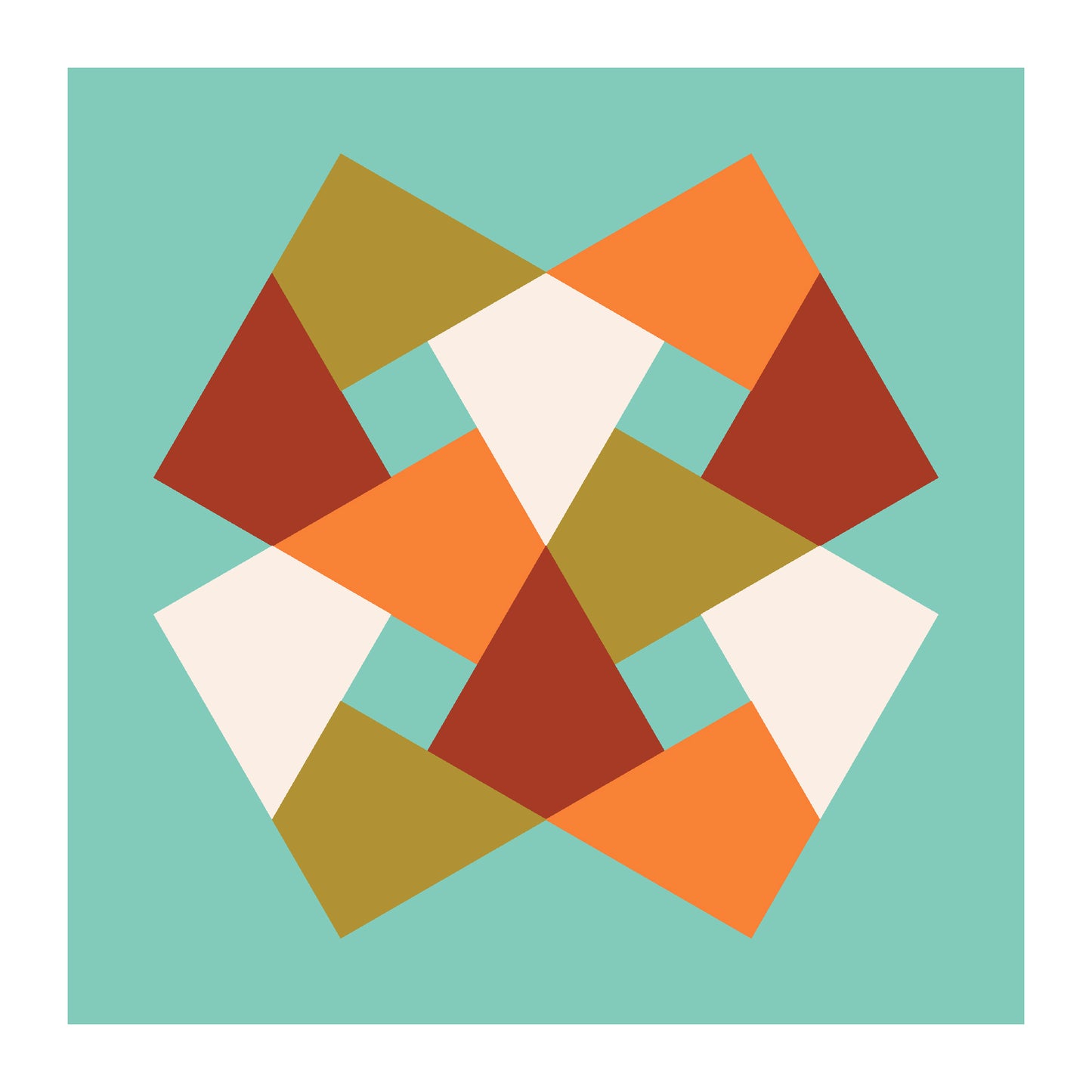 Dutches geometric art print