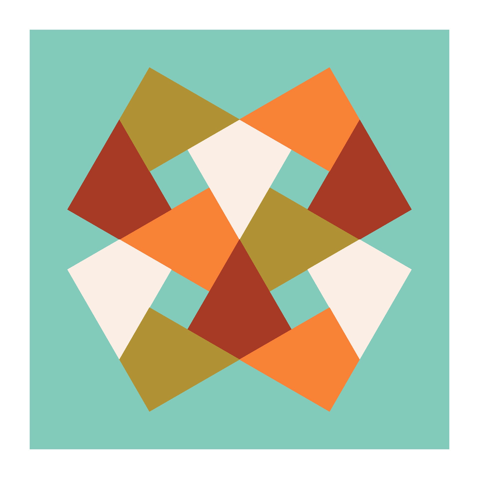 Dutches geometric art print