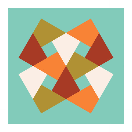 Dutches geometric art print