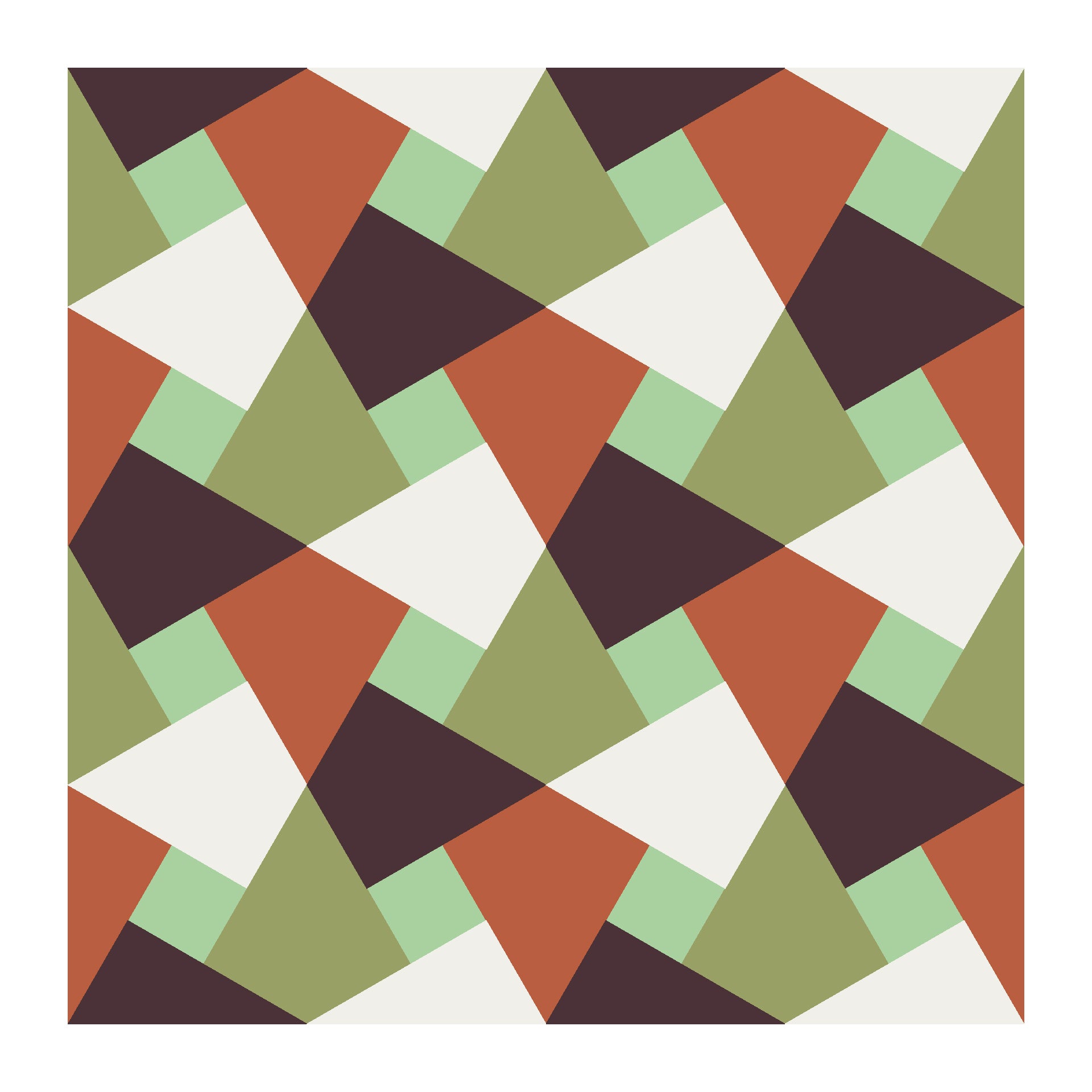 Dutches geometric art print